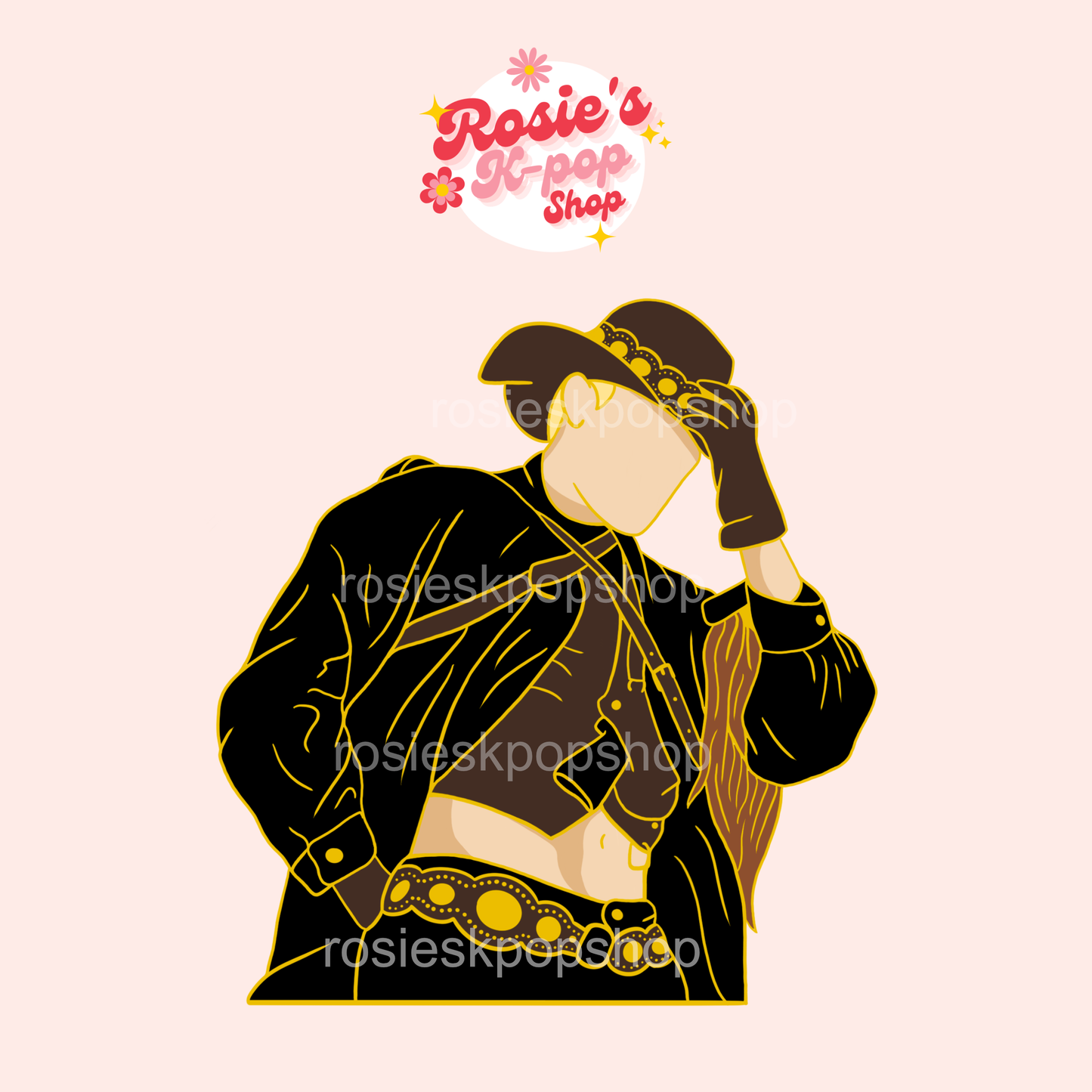 Cowboy Mingi Hard Enamel Pin