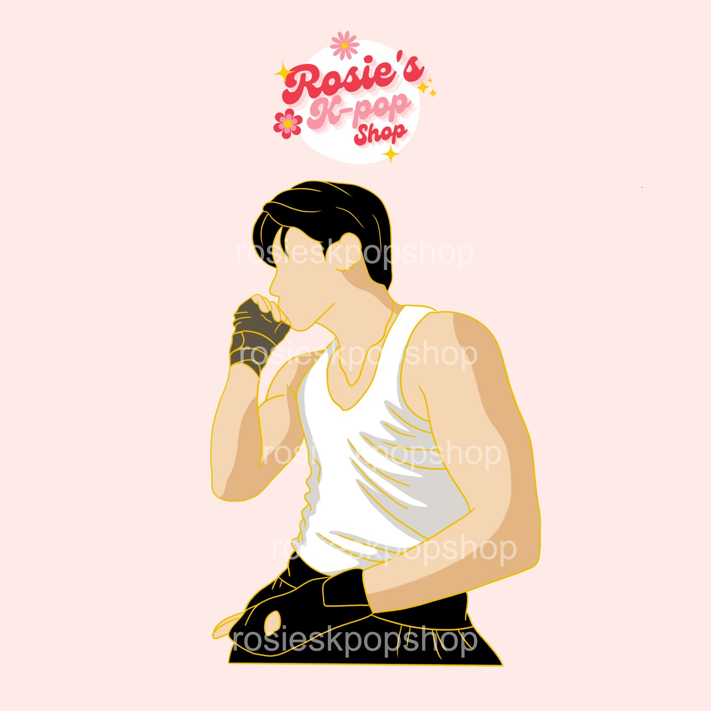 Boxer Sannie Hard Enamel Pin